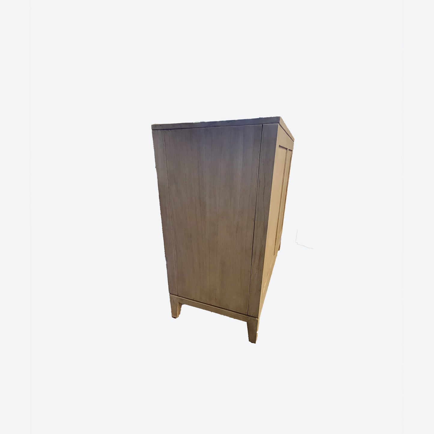 LIGHT GRAY 3D COUNTOUR HANDMADE CENTER CONSOLE TABLE - SK- SKU 1001