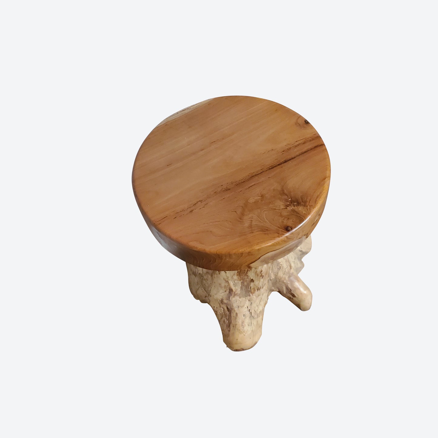 Teak Root Accent  Stool (Round)- SK (SKU 1004)