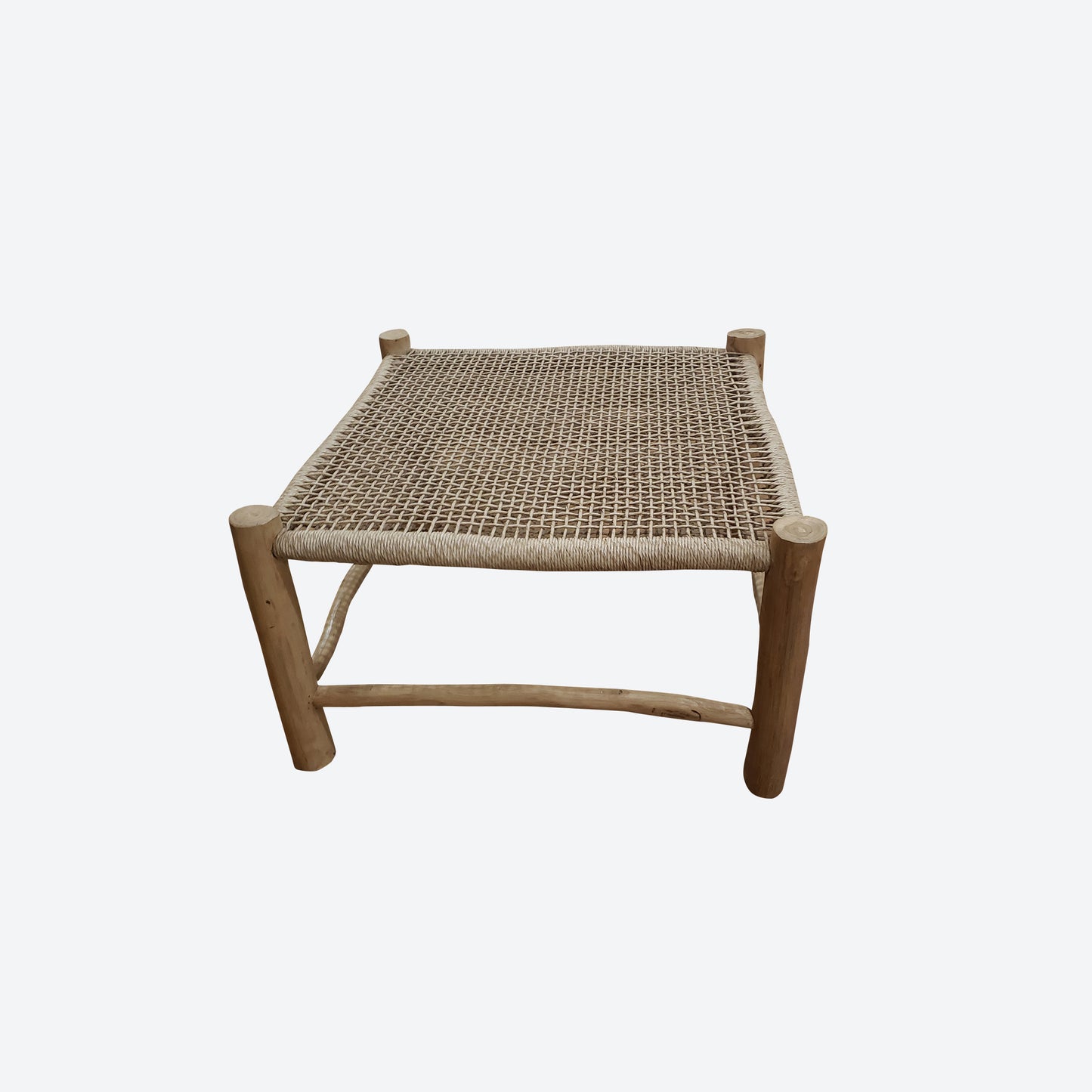 RATTAN SQUARE BAMBOO WOOD CENTER TABLE - SK- SKU 1026