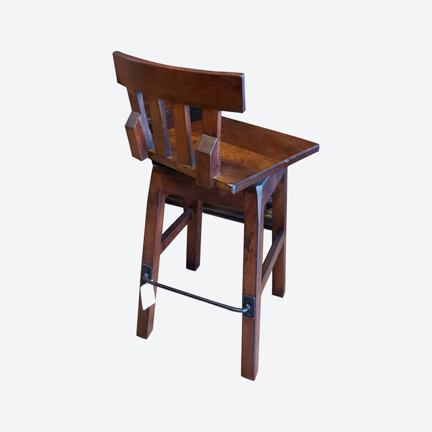 Mesquite WOOD Bar Stool -SK- SKU 1044