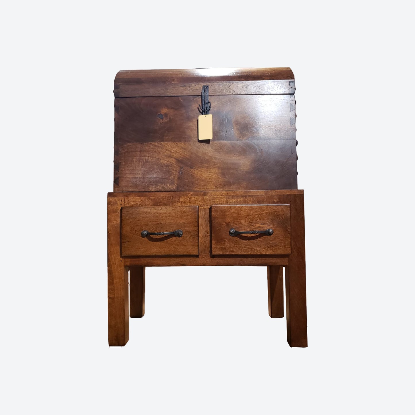 Mesquite WOOD CHEST CABINET WITH DRAWERS -SK- SKU 1045