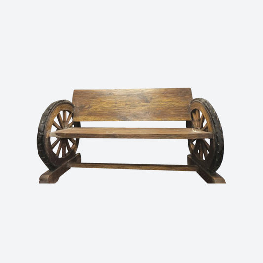 TEAK TWO SEATER OUTDOOR BENCH -SK- SKU 1087