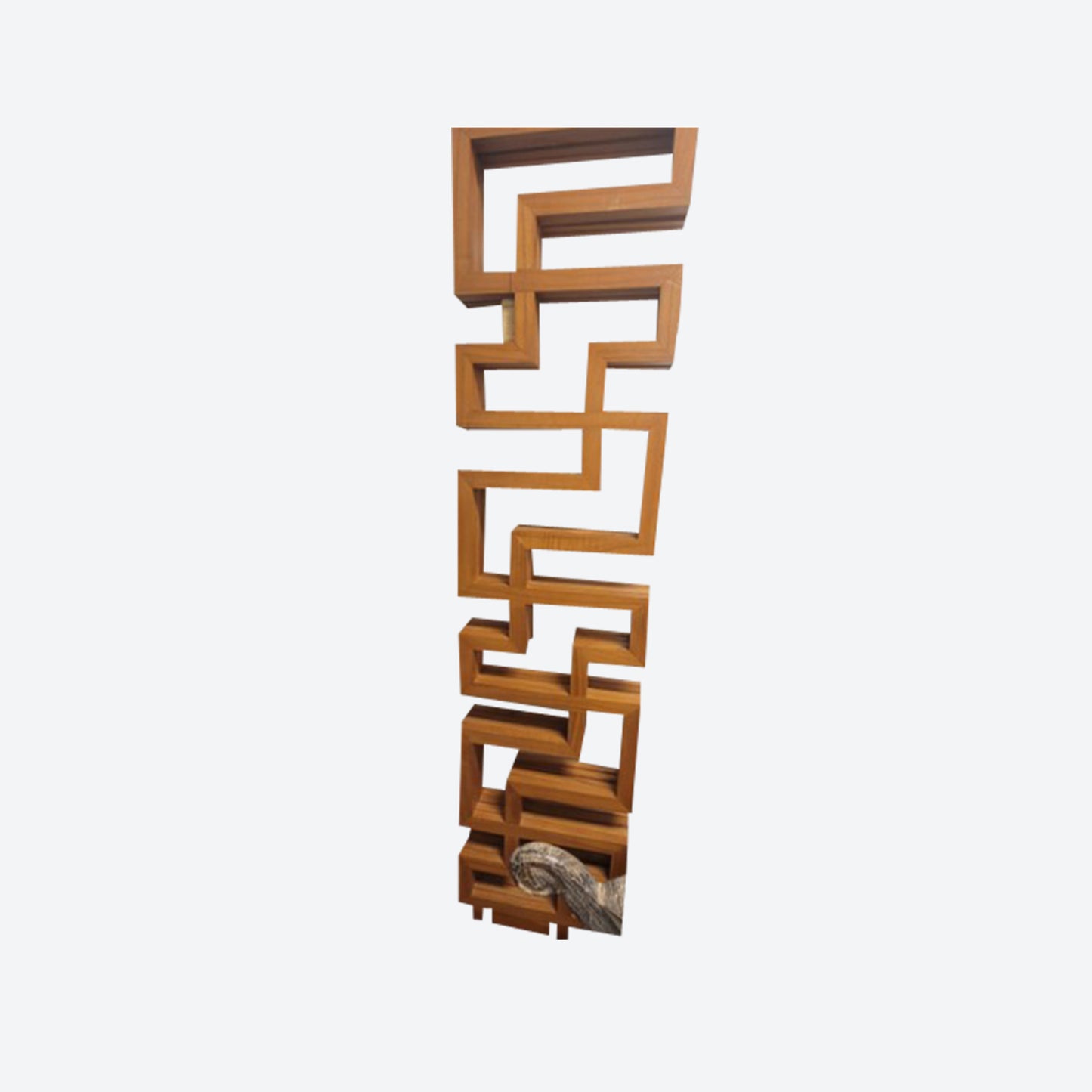 Teak WOOD GREEK KEY PATTERN SCREEN -SK- SKU 1123