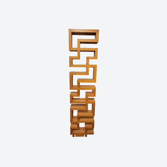 Teak WOOD GREEK KEY PATTERN SCREEN -SK- SKU 1123
