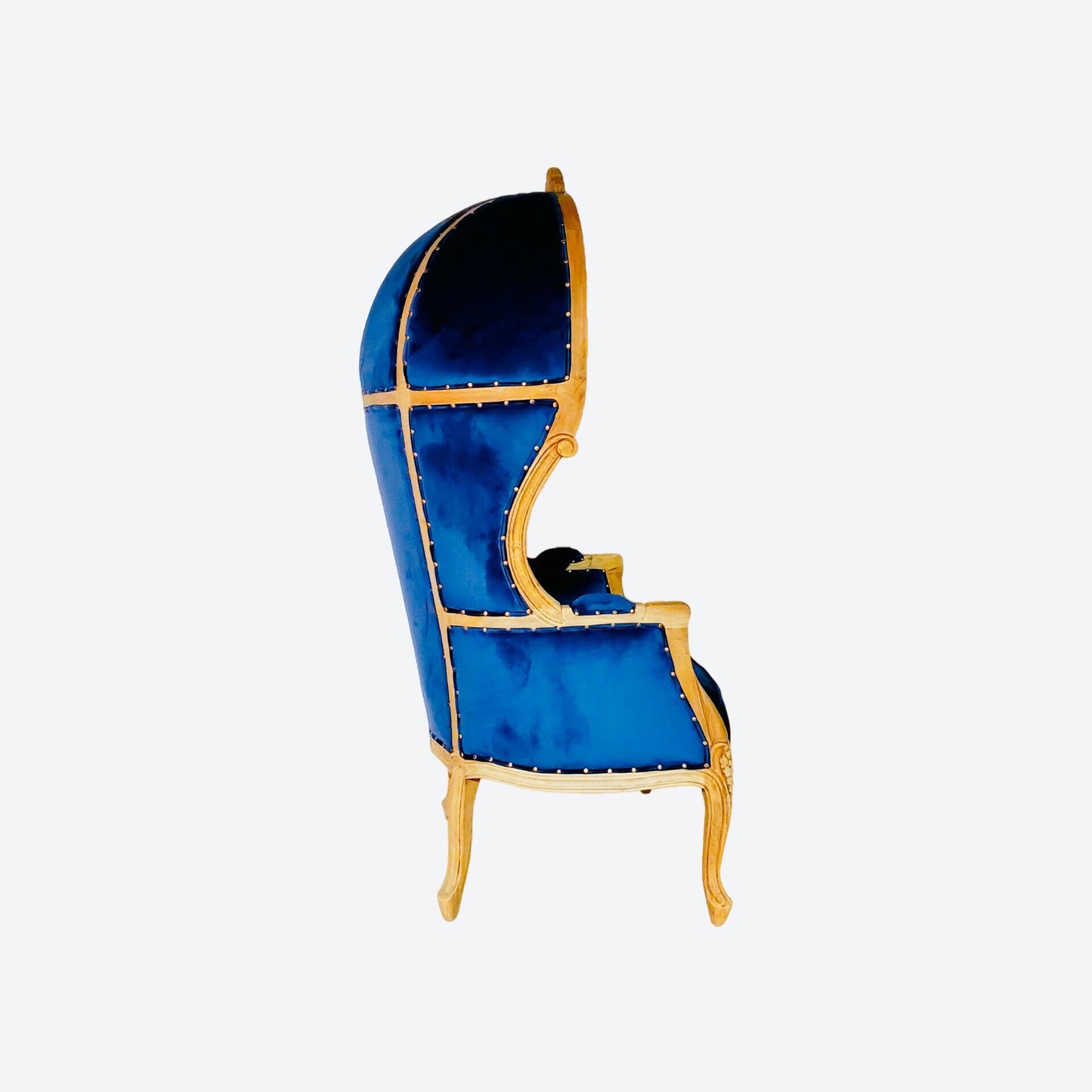 VELVET UMBRELLA/BALLOON CEDAR WOOD CHAIR (NATURAL) - AU- SKU 1003