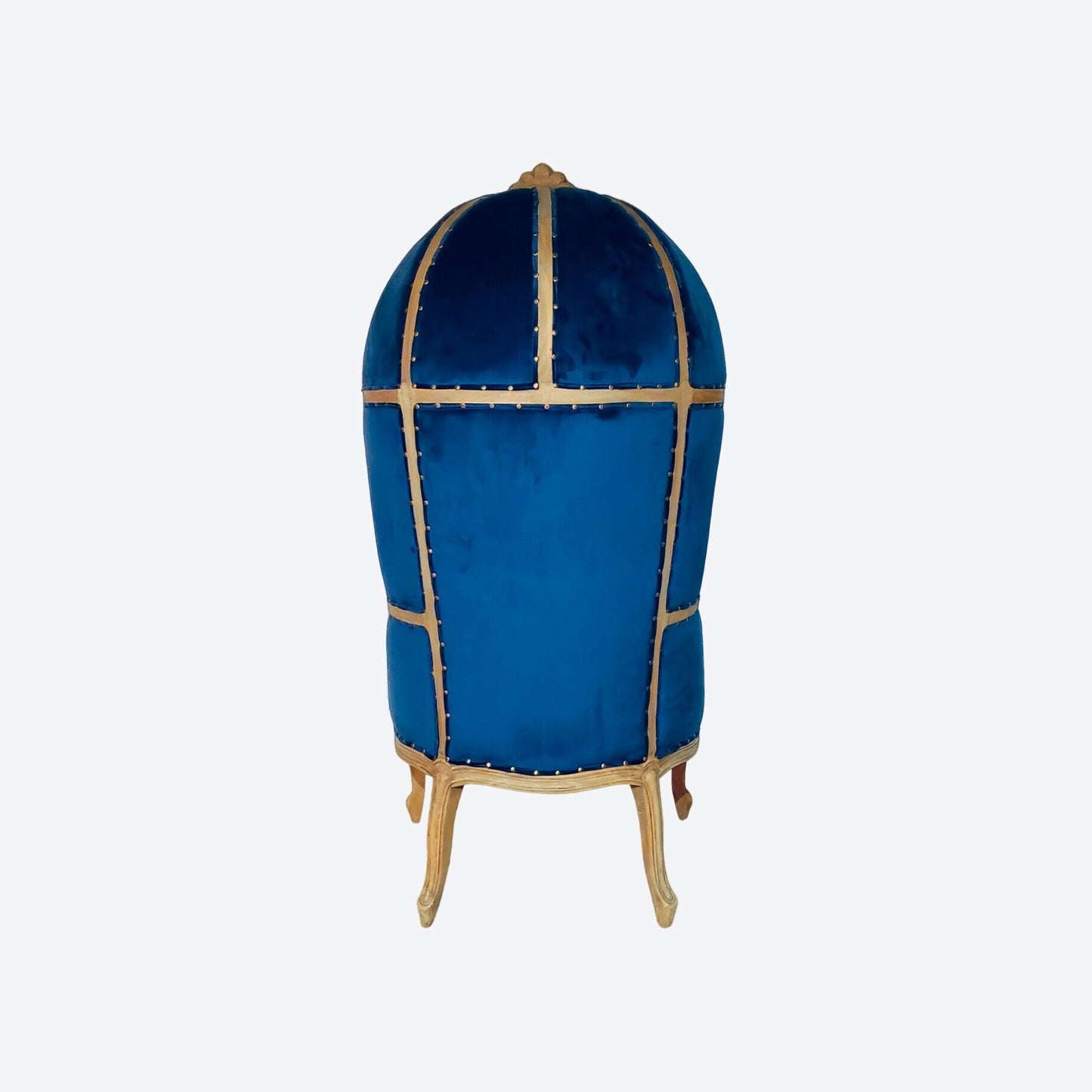 VELVET UMBRELLA/BALLOON CEDAR WOOD CHAIR (NATURAL) - AU- SKU 1003