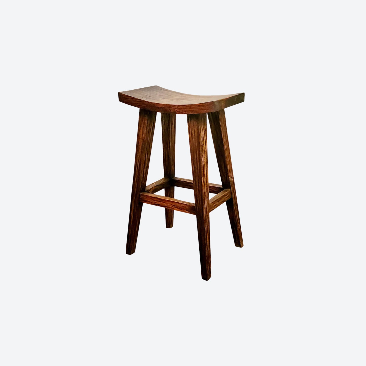 TEAK WOOD BAR STOOL [BACKLESS] - SK- SKU 1019