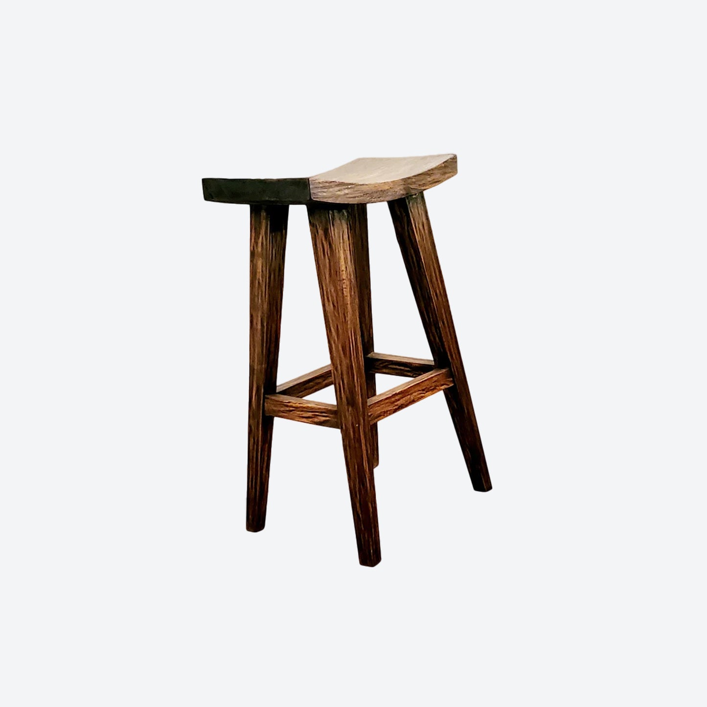 TEAK WOOD BAR STOOL [BACKLESS] - SK- SKU 1019