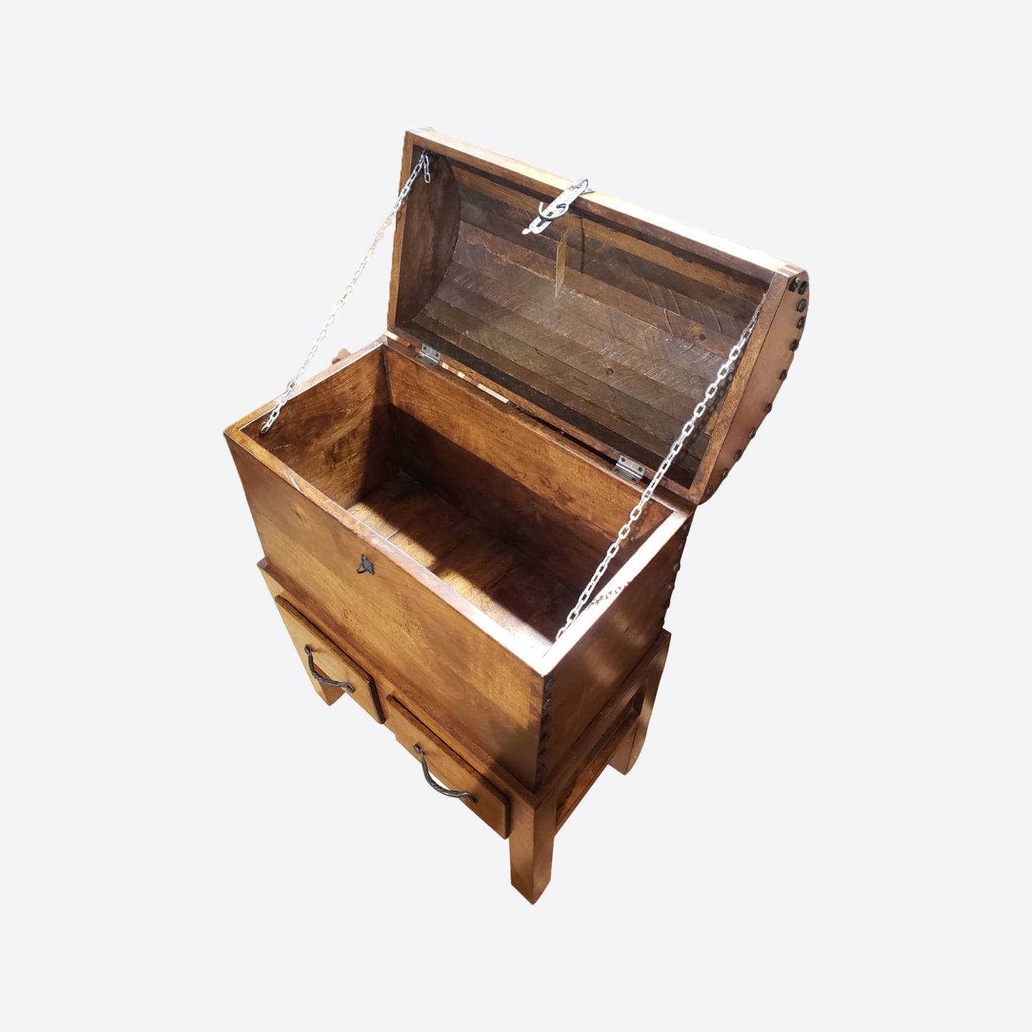 Mesquite   WOOD CHEST CABINET WITH DRAWERS -SK- SKU 1045