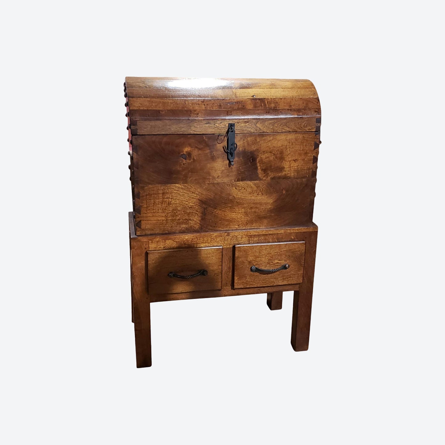 Mesquite   WOOD CHEST CABINET WITH DRAWERS -SK- SKU 1045