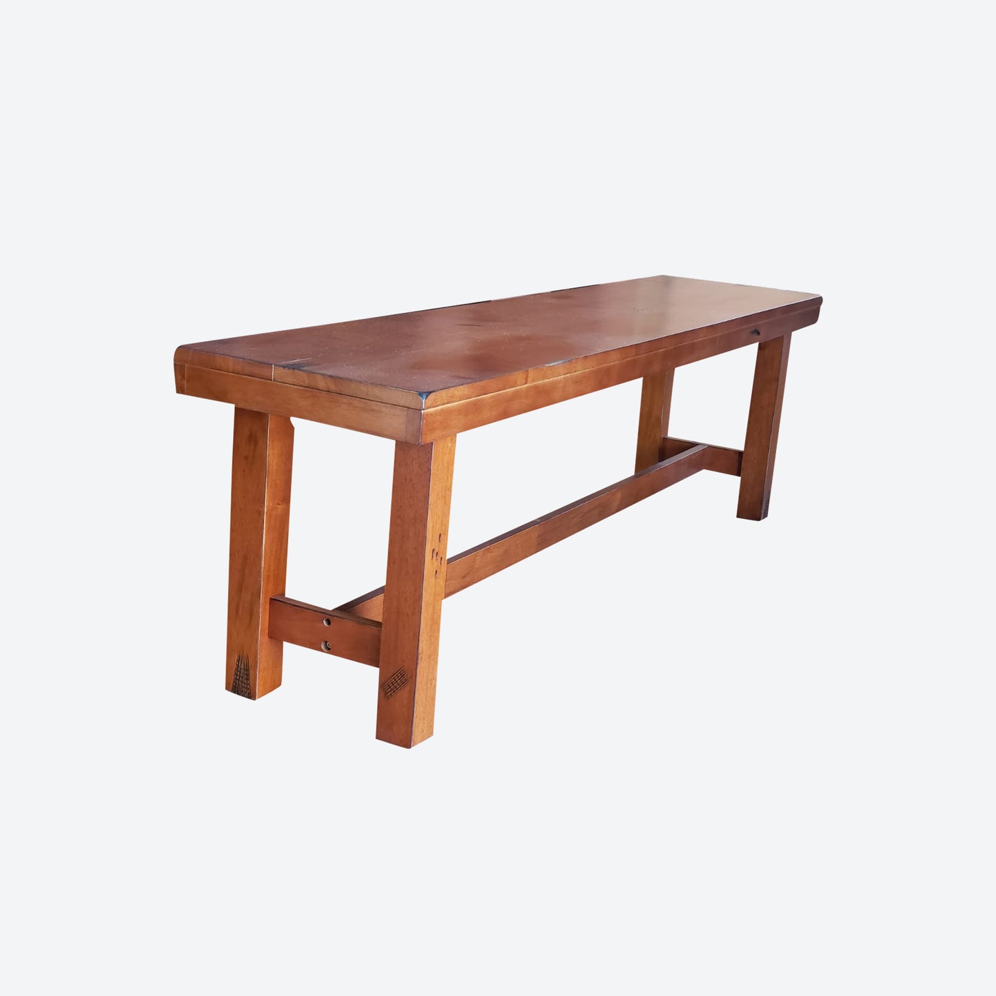 OAK RUSTIC BENCH -SK- SKU 1046