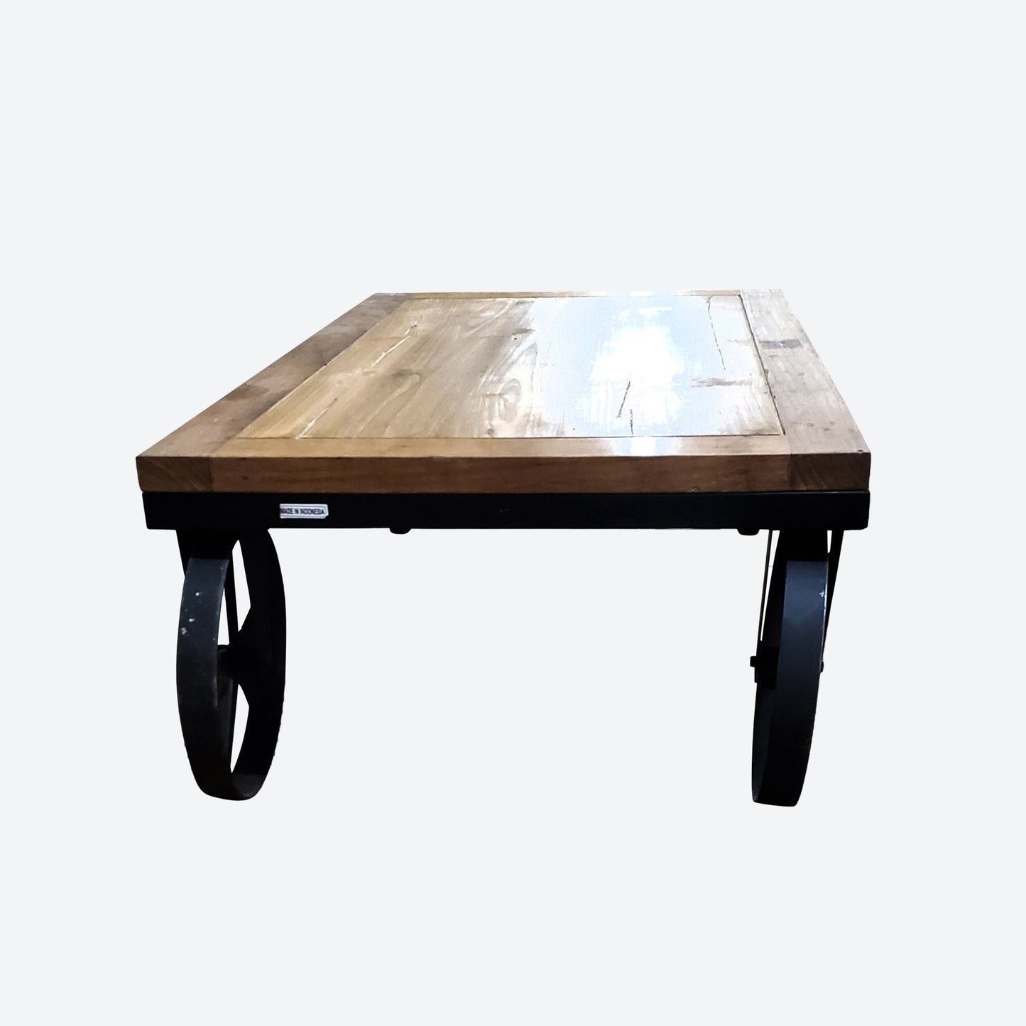 Cedar Wood Coffee Table With Wheels -SK- SKU 1174