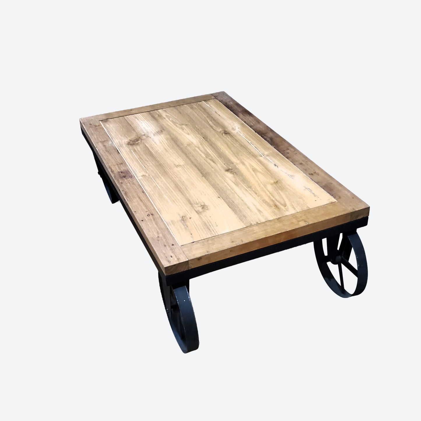 Cedar Wood Coffee Table With Wheels -SK- SKU 1174